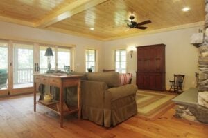 Interior Decorating Ideas | Vermont Lake House Living Room 2nd Angle Vermont Lake House Living Room 2nd Angle