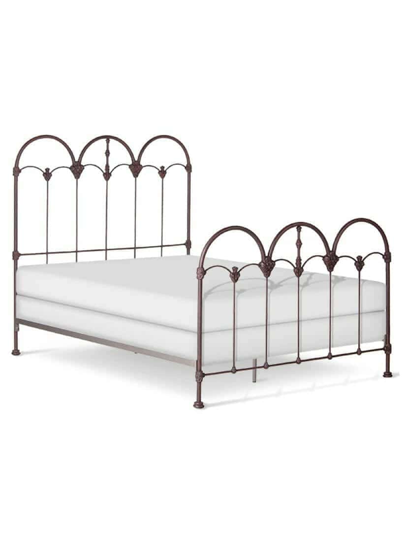 images Eva Queen Bed, Rustic Bronze