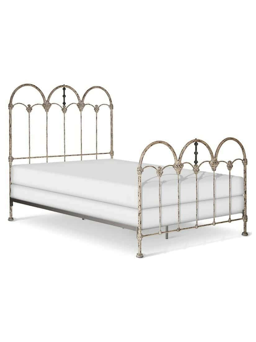 Vintage Iron Beds, Eva Iron Bed, Queen, Vintage Beige Vintage Iron Beds, Eva Iron Bed, Queen, Vintage Beige