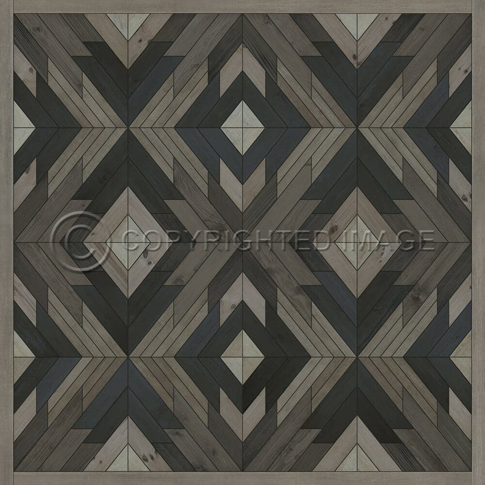 images Alaskan Black Bear Vinyl Floor Cloth, 36x36, 48x48