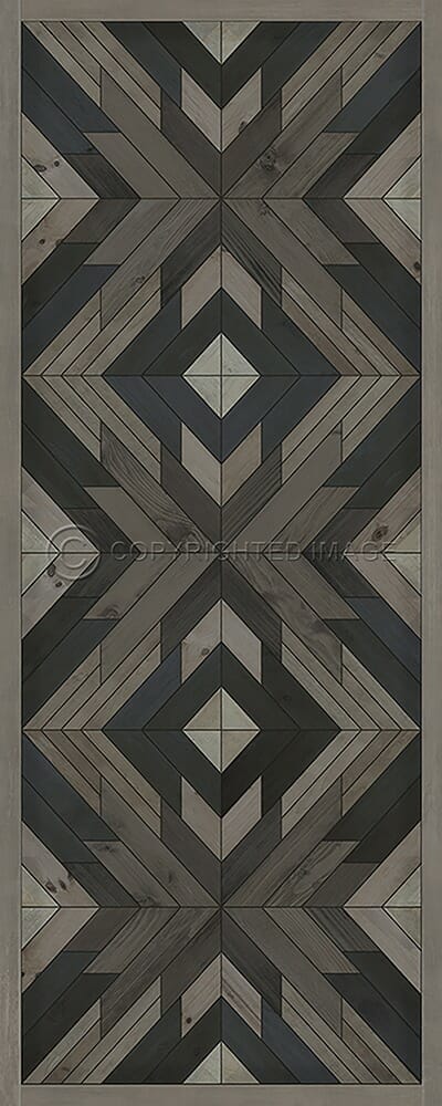 images Alaskan Black Bear Vinyl Floor Cloth, 36x90