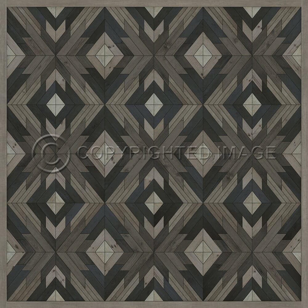 images Alaskan Black Bear Vinyl Floor Cloth, 60x60, 72x72
