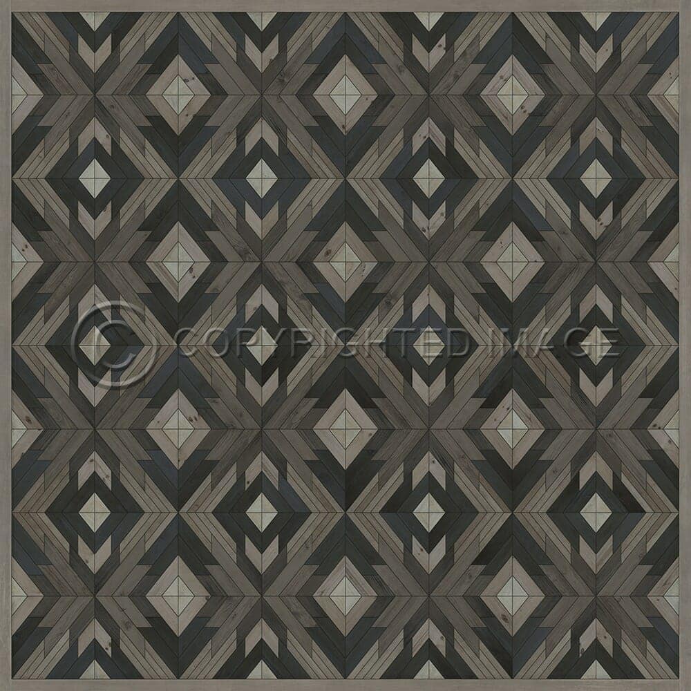 images Alaskan Black Bear Vinyl Floor Cloth, 96x96, 120x120