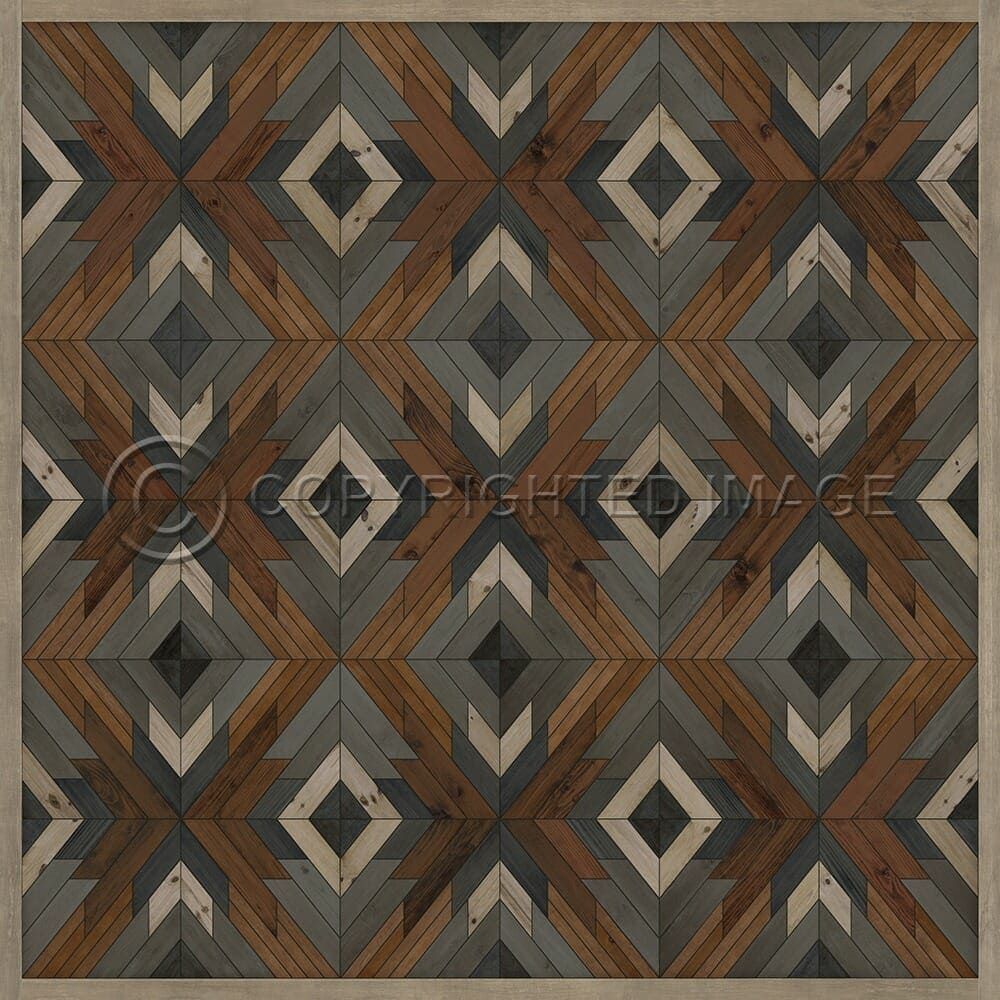 images Alaskan Caribou Vinyl Floor Cloth, 60x60, 72x72