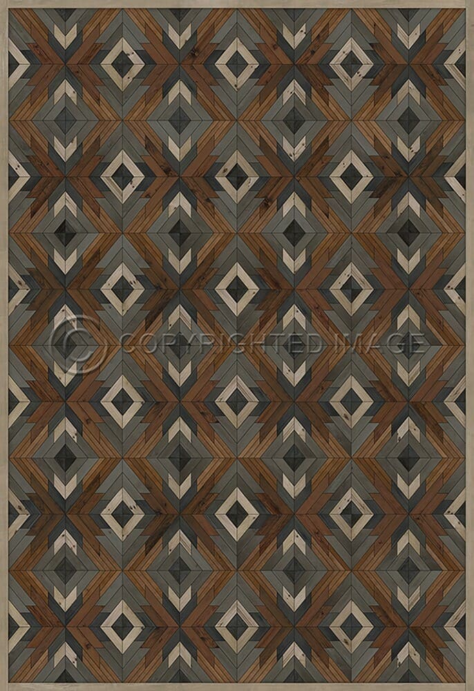 images Alaskan Caribou Vinyl Floor Cloth, 96x140, 120x175