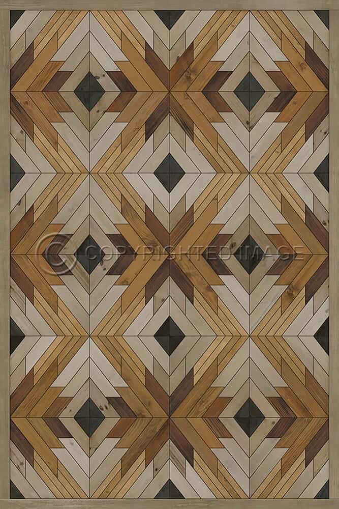 images Alaskan Wolf Vinyl Floor Cloth 20x30, 38x56
