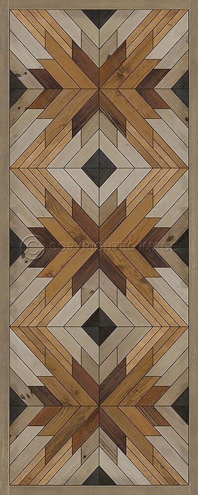 images Alaskan Wolf Vinyl Floor Cloth 36x90