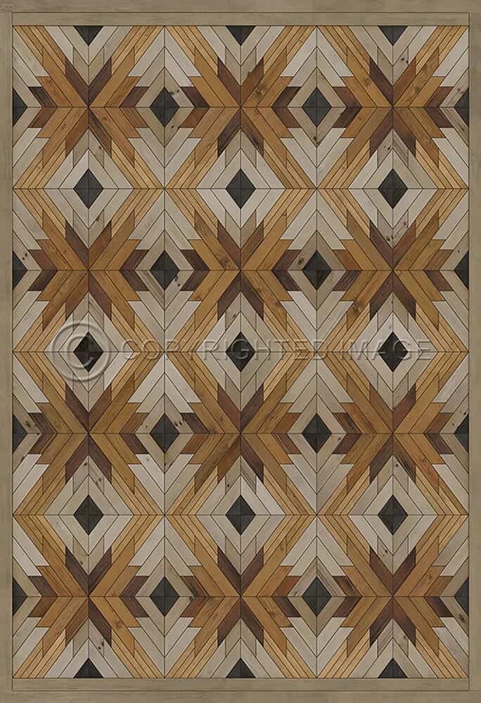 images Alaskan Wolf Vinyl Floor Cloth 52x76, 70x102