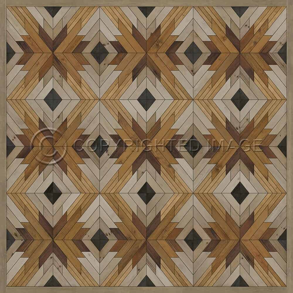 images Alaskan Wolf Vinyl Floor Cloth 60x60, 72x72