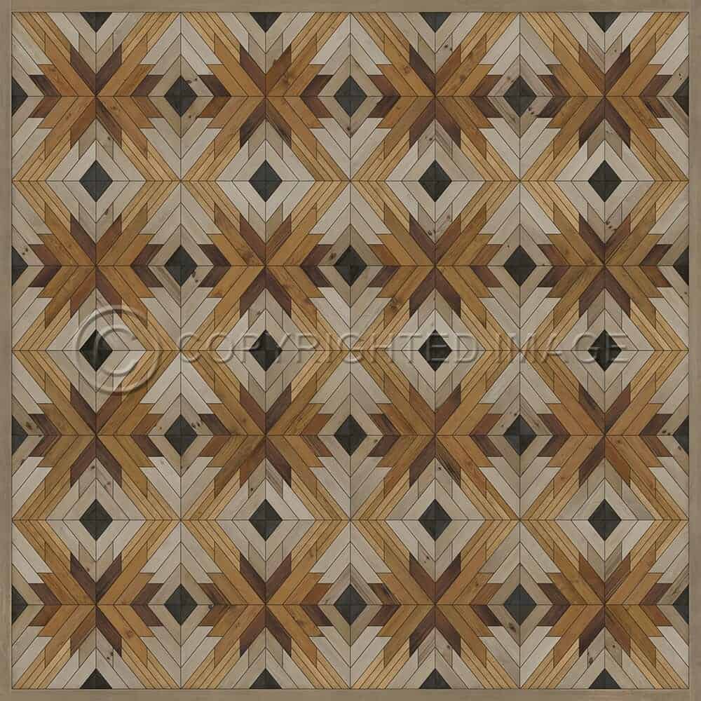 images Alaskan Wolf Vinyl Floor Cloth 96x96, 120x120