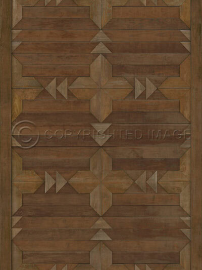Alpine Chestnut Vinyl Floor Cloth, 20 x 30, 38 x 56