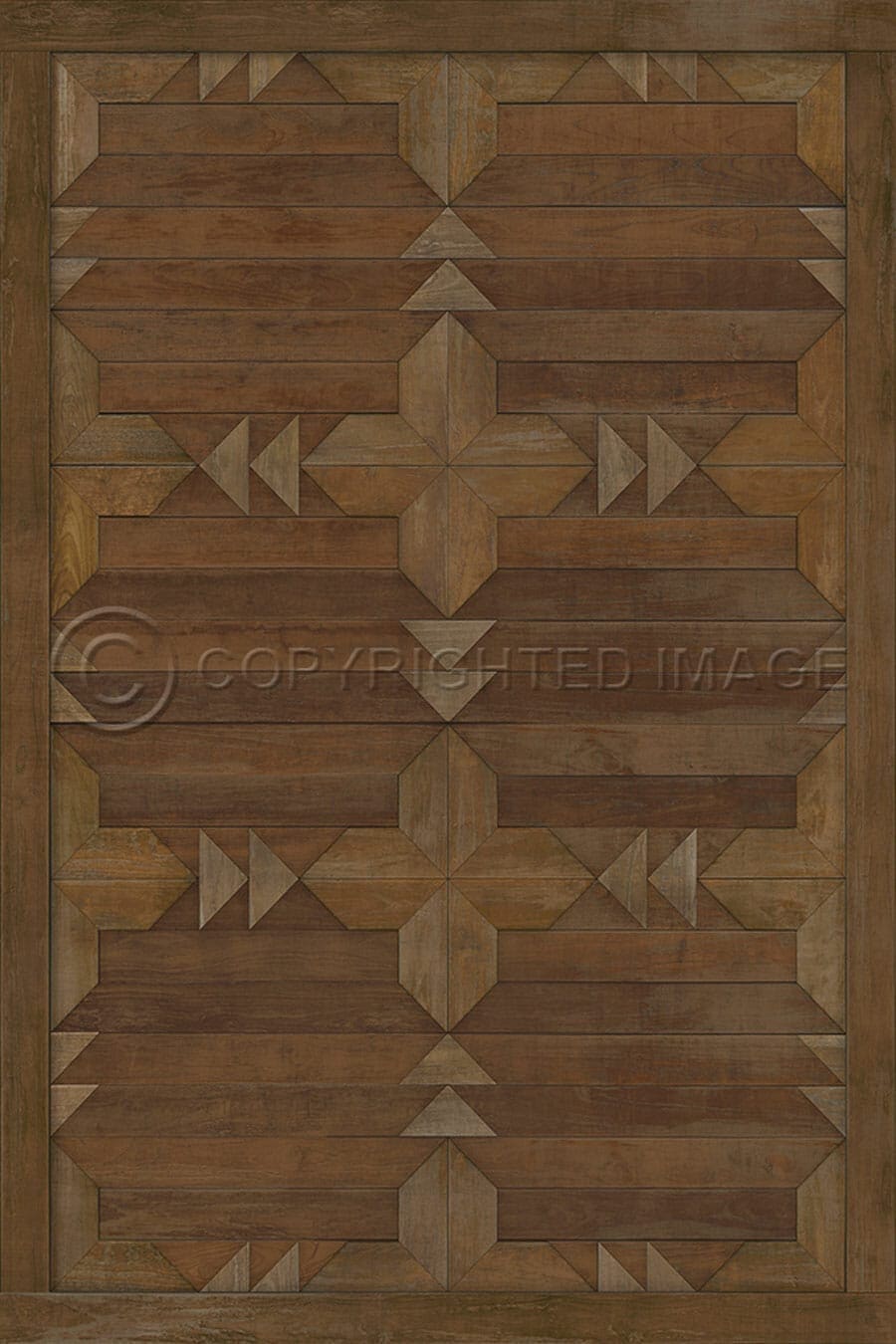 images Alpine Chestnut Vinyl Floor Cloth, 20 x 30, 38 x 56