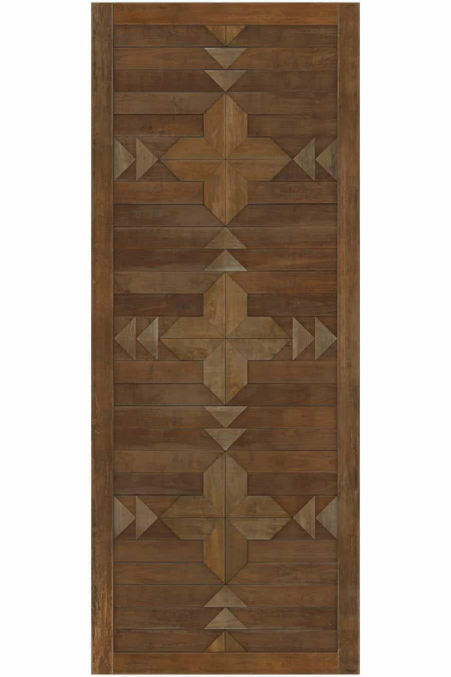 images Alpine Chestnut Vinyl Floor Cloth, 36 x 90 Runner