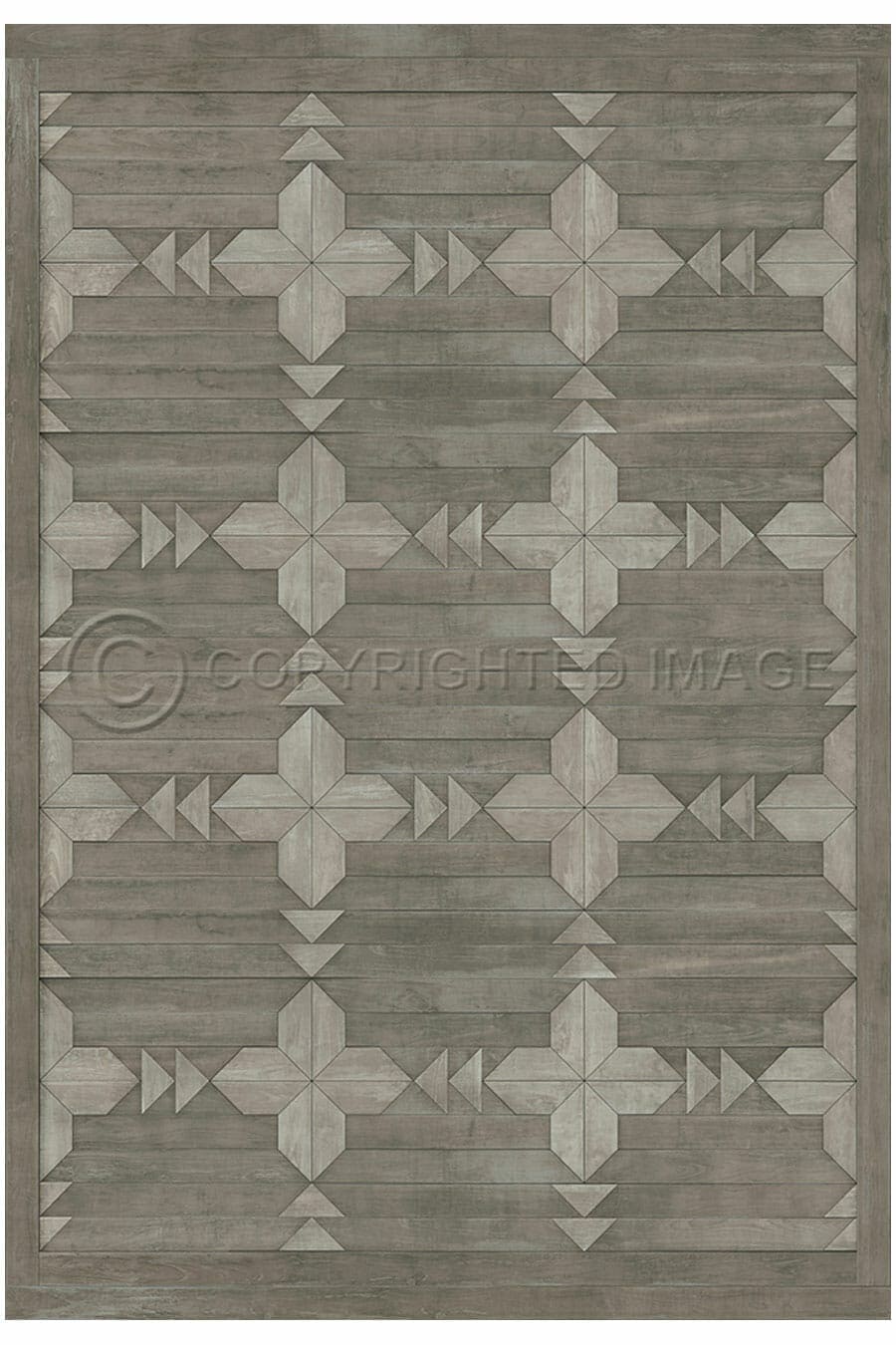 images Alpine Mist Vinyl Floor Cloth, 52 x 76, 70 x 102
