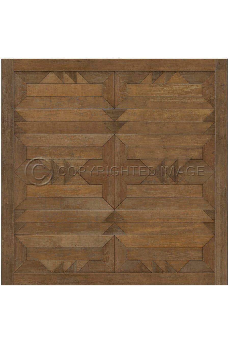 images Alpine Sauna Vinyl Floor Cloth, 36 x 36, 48 x 48 Square
