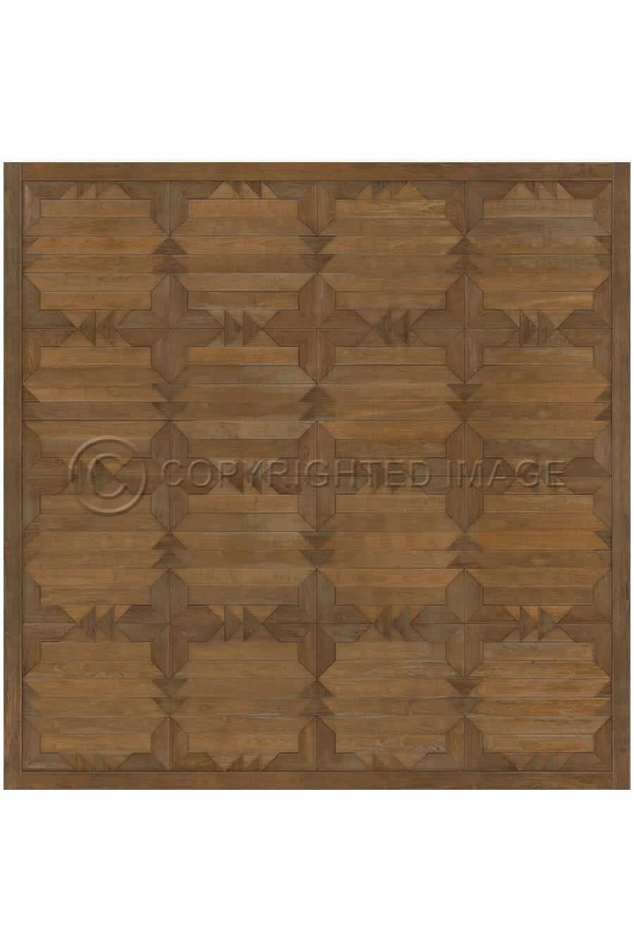 images Alpine Sauna Vinyl Floor Cloth, 96 x 96, 120 x 120 Square