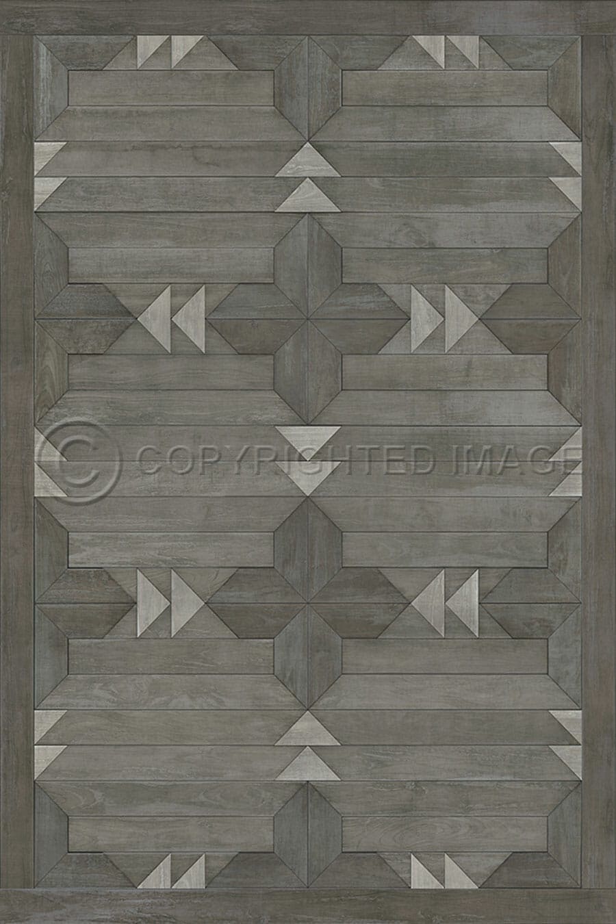 images Alpine Steel Vinyl Floor Cloth, 20 x 30, 38 x 56