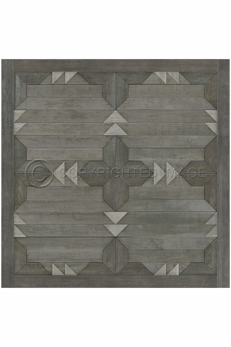 images Alpine Steel Vinyl Floor Cloth, 36 x 36, 48 x 48 Square