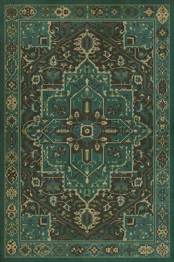 images Babylon Alexander Vinyl Floor Cloth, 20 x 30
