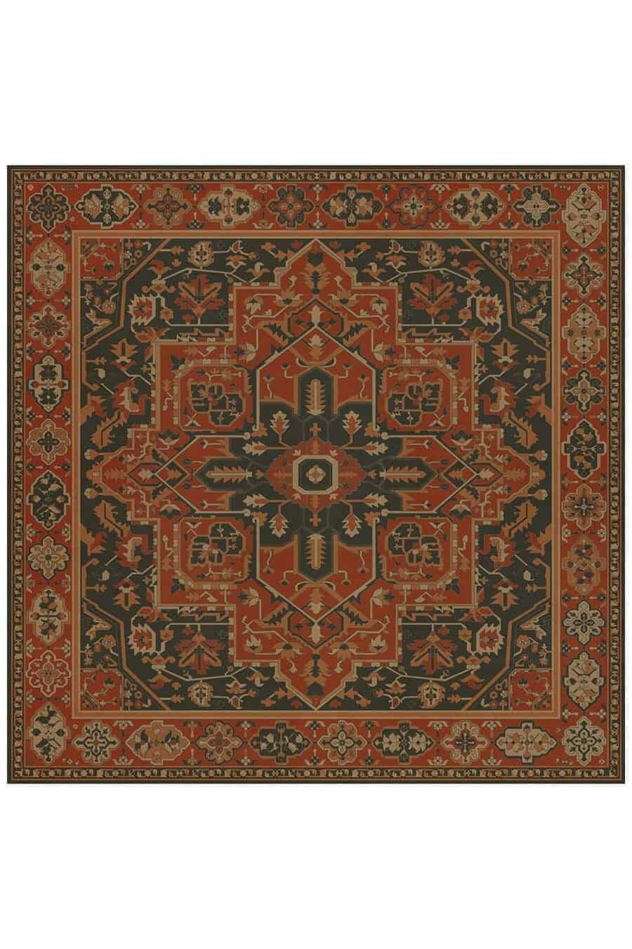 images Babylon Musa Vinyl Floor Cloth, Square