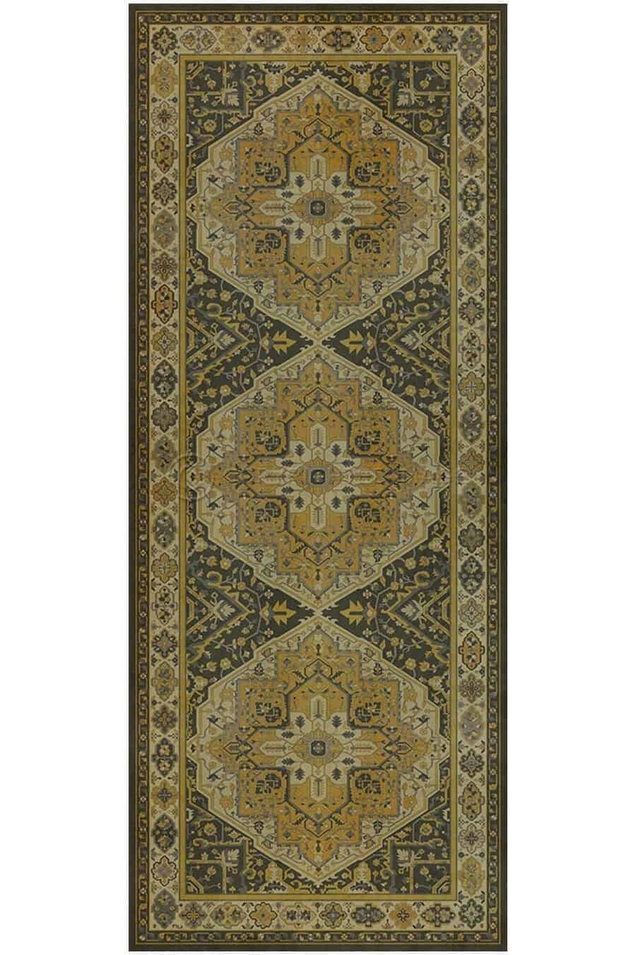images Babylon Nisa Vinyl Floor Cloth, 36 x 90 Runner
