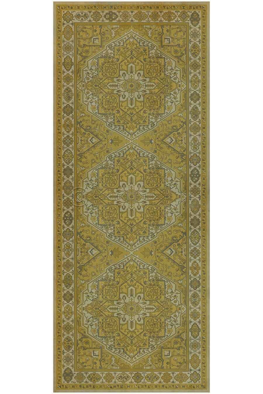 images Spicher Vinyl Floor Cloths, Babylon Pantea Vinyl Floor Cloth, 36 x 90 Runner