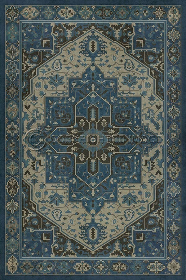 images Babylon Parthia Vinyl Floor Cloth, 20 x 30