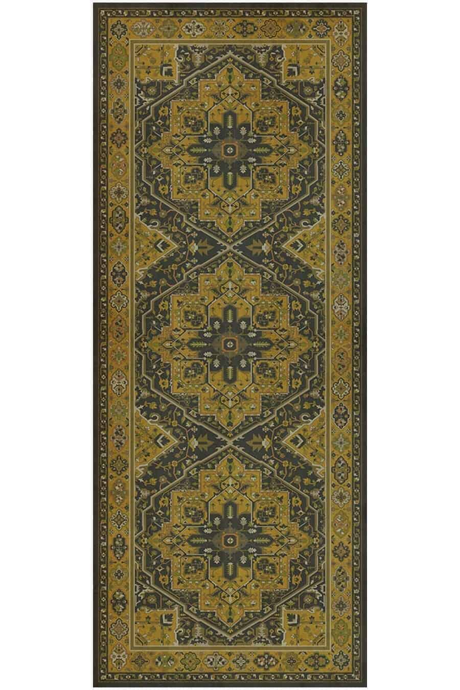 images Babylon Sinbad Vinyl Floor Cloth, 36 x 90 Runner