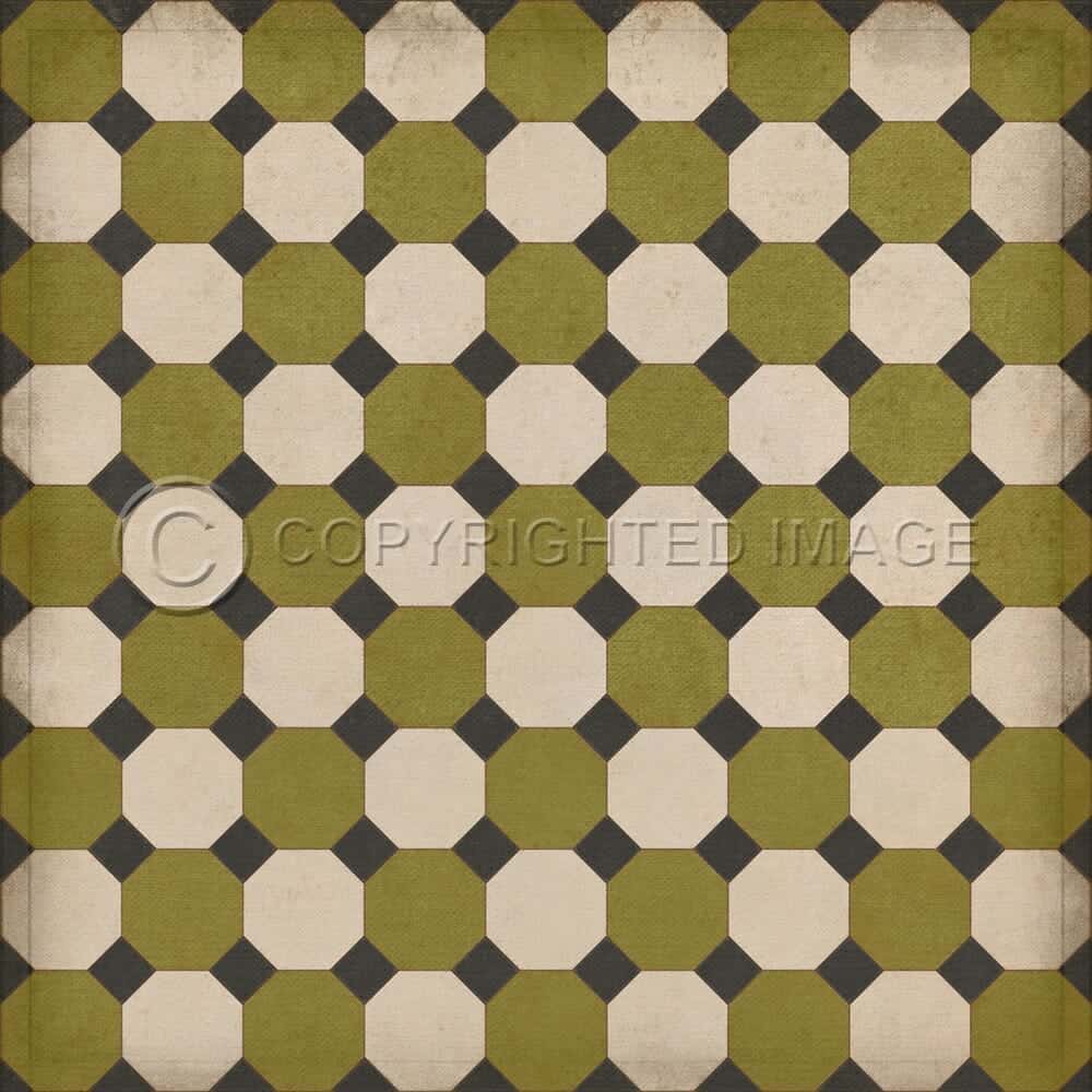 images Craftsman Carlisle Vinyl Floor Cloth, 60x60, 72x72