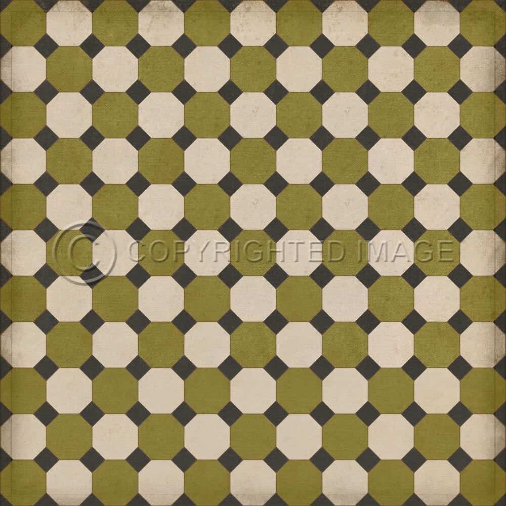 images Craftsman Carlisle Vinyl Floor Cloth, 96x96, 120x120