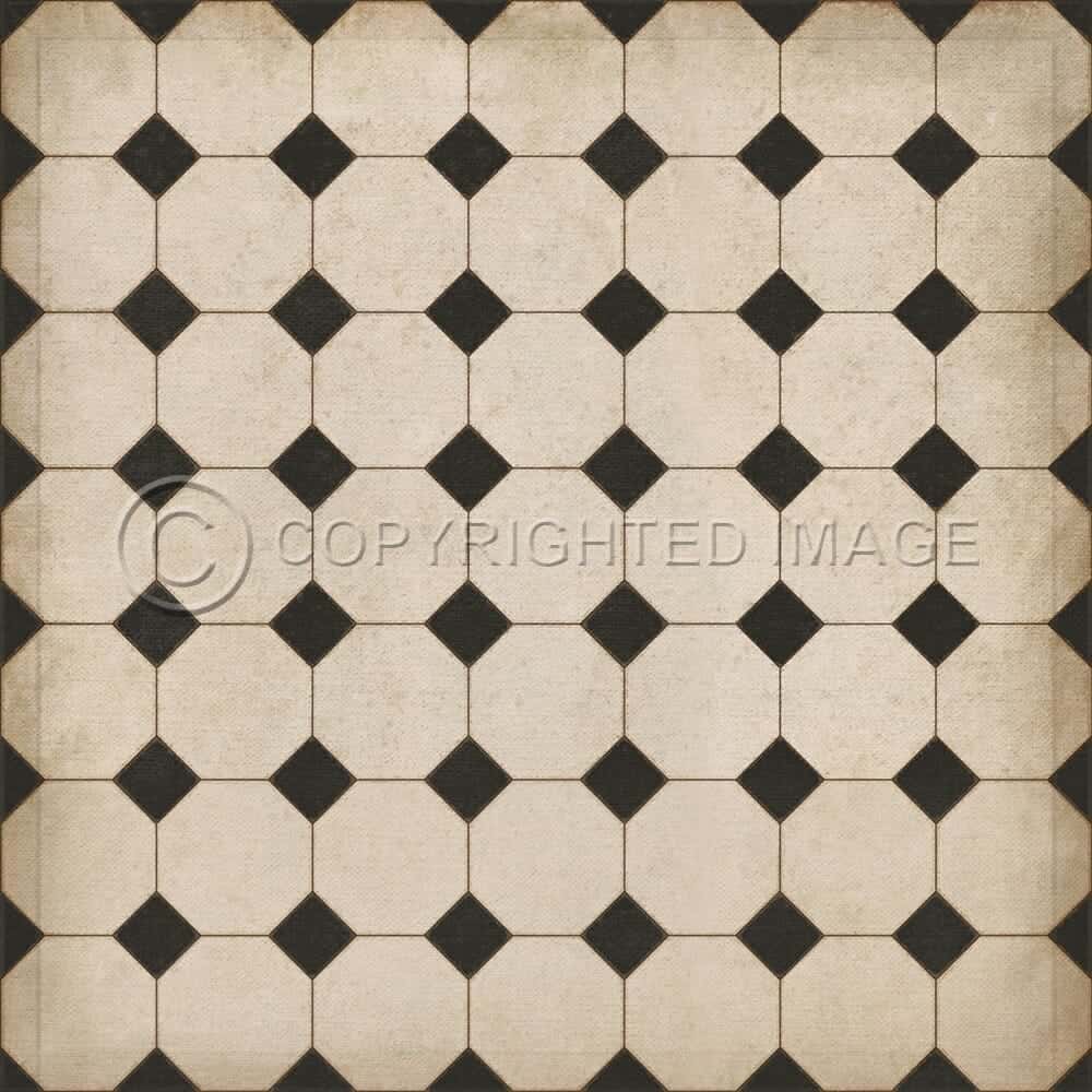 images Craftsman York Vinyl Floor Cloth, 36x36, 48x48