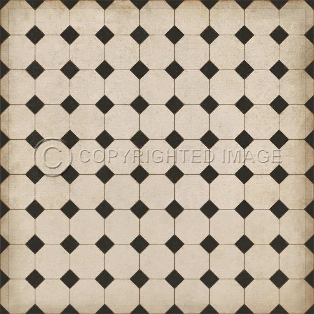 images Craftsman York Vinyl Floor Cloth, 60x60, 72x72