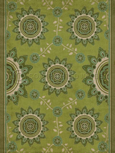 Flanders Meadow Vinyl Floor Cloth, Rectangle