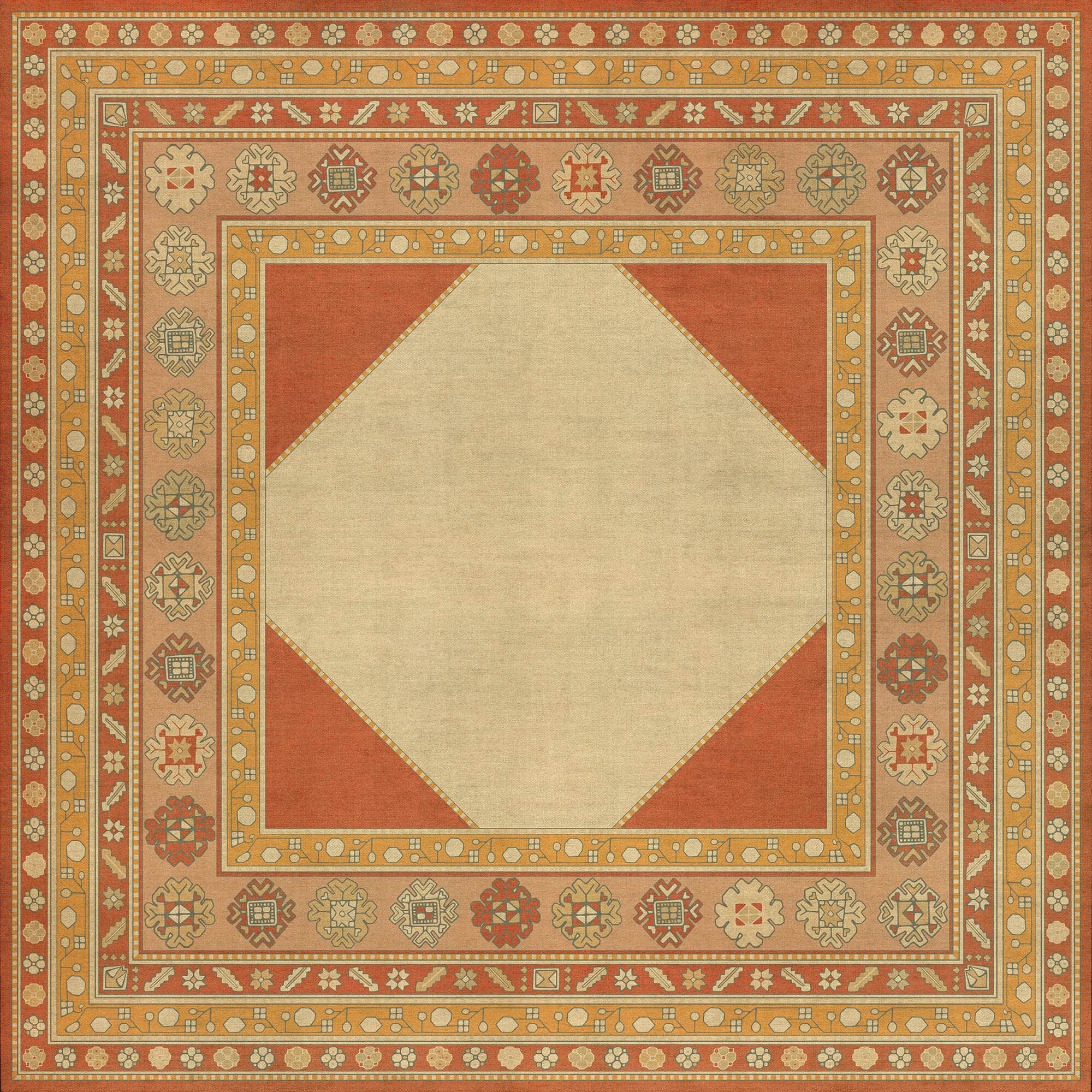 images Himalayan Sunset Vinyl Floor Cloth 72x72
