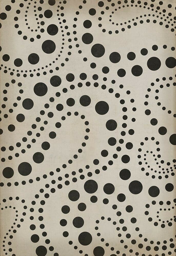 images Interstellar Monochrome Vinyl Floor Cloth, 20x30, 38x56, 52x76, 70x102, 96x140, 120x175