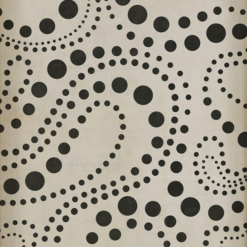 images Interstellar Monochrome Vinyl Floor Cloth, 36x36, 48x48, 60x60, 72x72, 96x96, 120x120