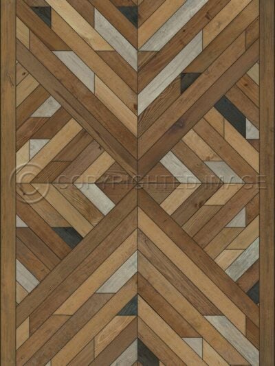 Kaleidoscope Clove Vinyl Floor Cloth, 20x30, 38x56