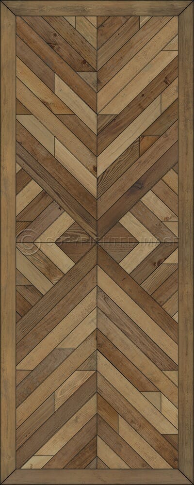 images Kaleidoscope Nutmeg Vinyl Floor Cloth , 36x90