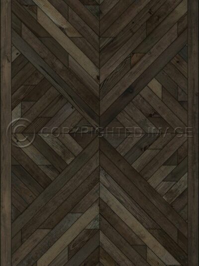 Kaleidoscope Spruce Vinyl Floor Cloth , 20x30, 38x56