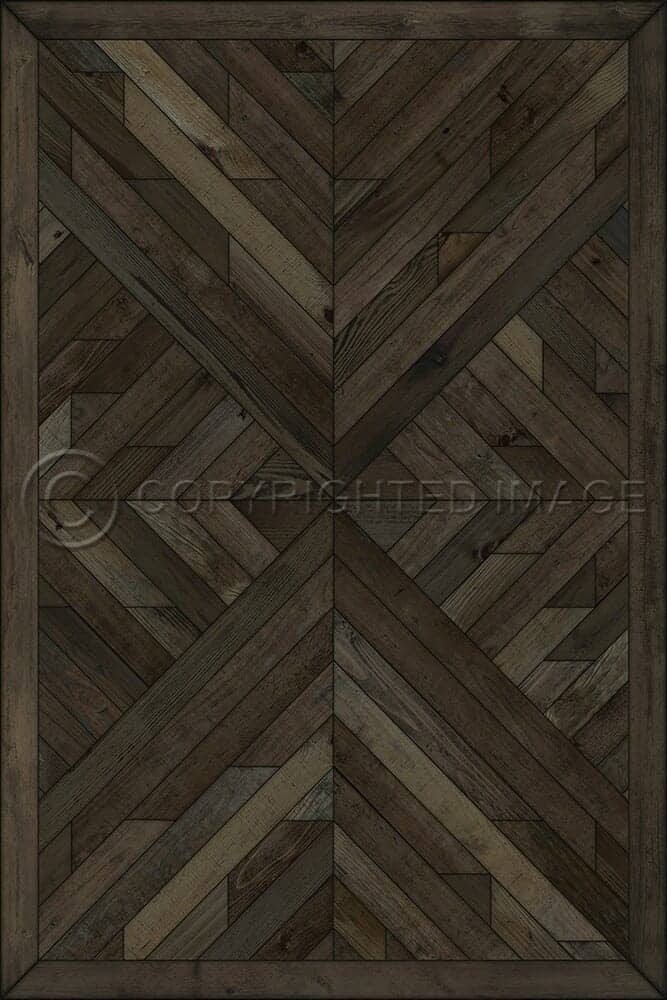 images Kaleidoscope Spruce Vinyl Floor Cloth , 20x30, 38x56