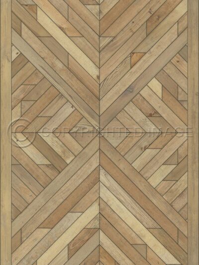 Kaleidoscope Willow Vinyl Floor Cloth, 20x30, 38x56