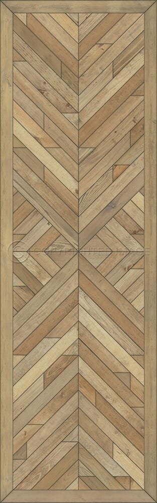 images Kaleidoscope Willow Vinyl Floor Cloth, 36x115