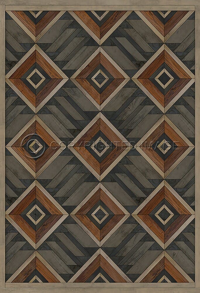 images Mesa Canyon Vinyl Floor Cloth, 52x76, 70x102