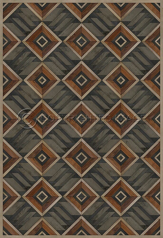 images Mesa Canyon Vinyl Floor Cloth, 96x140, 120x175