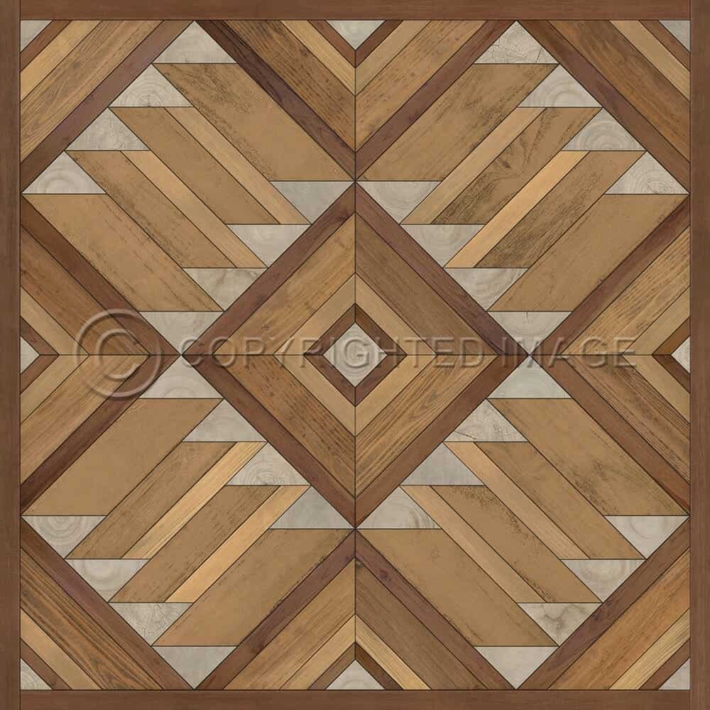 images Mesa Horseshoe Vinyl Floor Cloth 36x36, 48x48