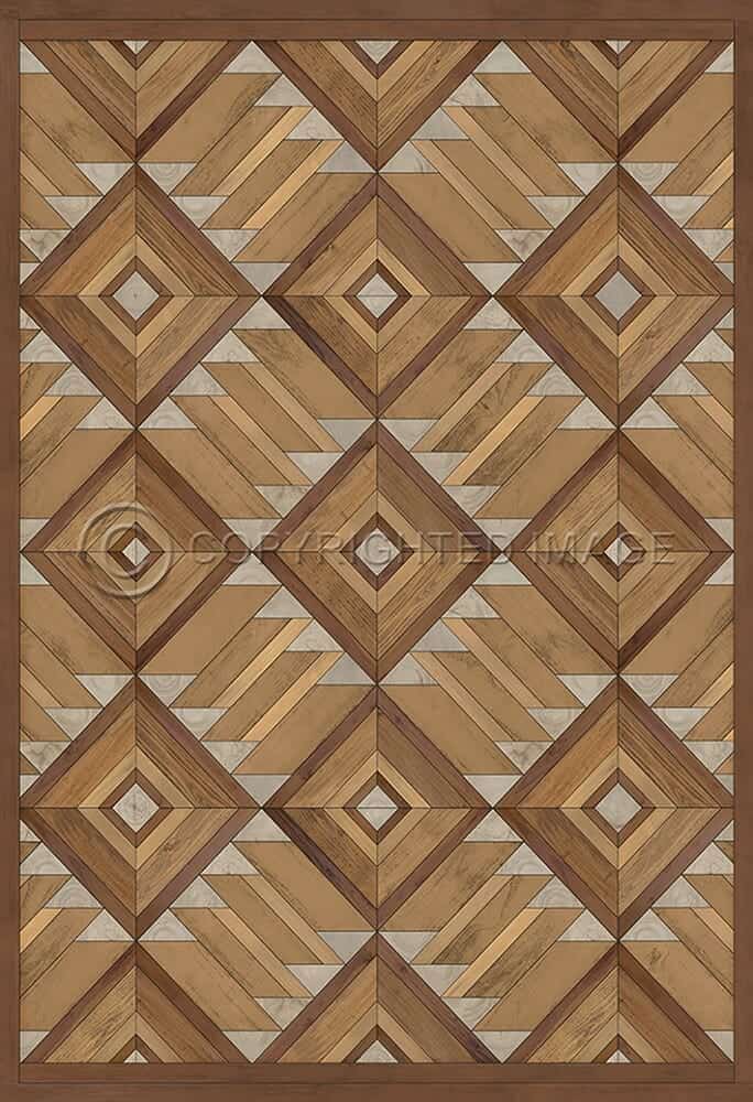 images Mesa Horseshoe Vinyl Floor Cloth 52x76, 70x102