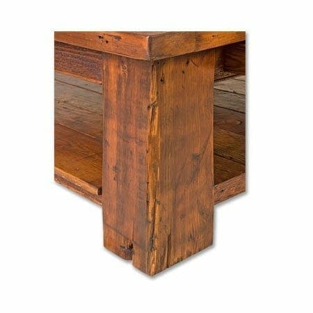 images Old Pine Furniture, Old Pine Square Leg Coffee Table, Large Square Leg