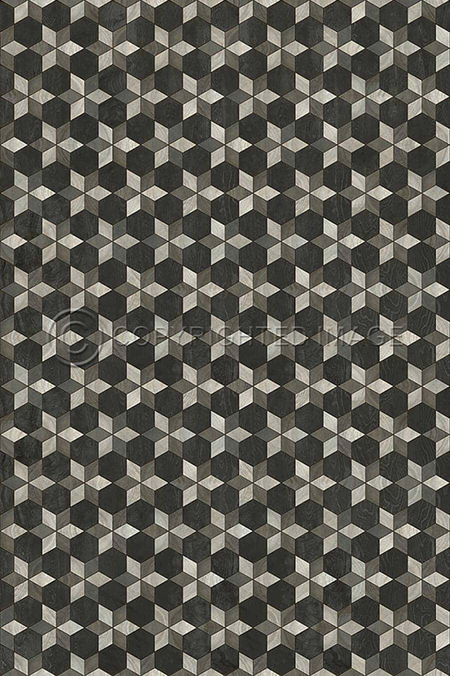 images Piecework Clara Vinyl Floor Cloth, 120 x 175