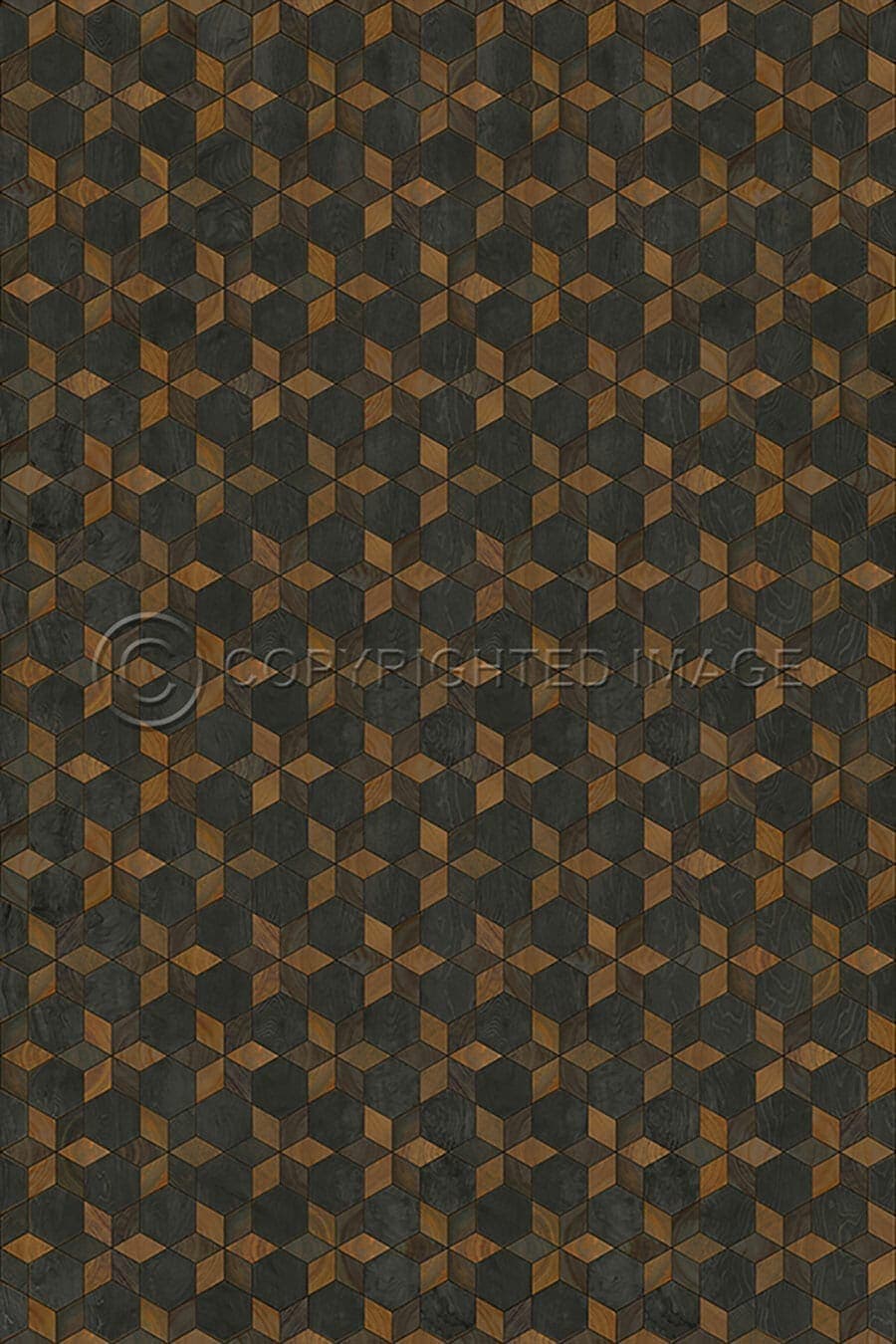 images Piecework Gretchen Vinyl Floor Cloth, 120 x 175