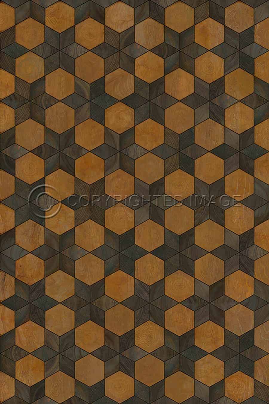 images Piecework Kristina Vinyl Floor Cloth, 20 x 30